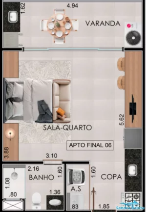 Imagem Lofts e Apartamentos no Tenório/Ubatuba