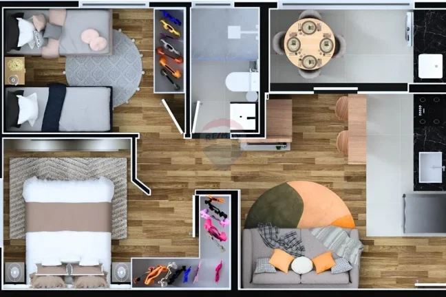 Imagem Apartamento à Venda 1 ou 2 Quartos no Jardim Sairá – Sorocaba