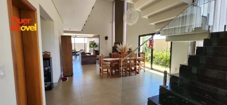 Imagem Casa em Condomínio de Luxo à Venda em Ribeirão Preto-SP, Bairro Terras de Florença 350m² de Área