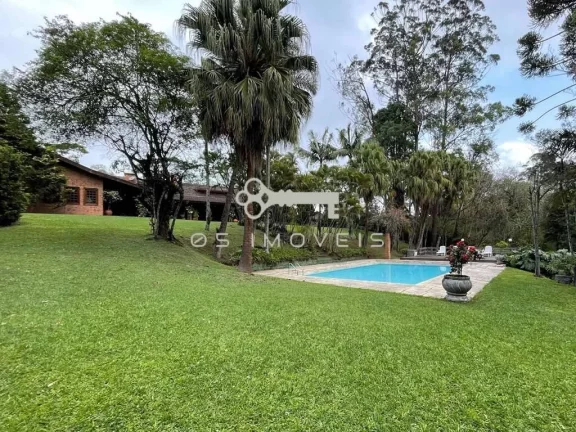Imagem Casa na Fazendinha: Terreno 7.390m² = piscina,gourmet,tênis,sauna,hóspedes!