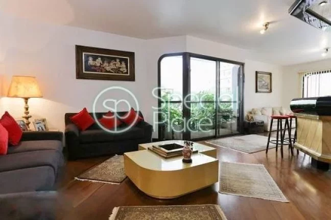 Imagem Ótimo apartamento com 293m² no Jardim Paulista. Amplo living com varandas, lavabo, 04 dormitórios...