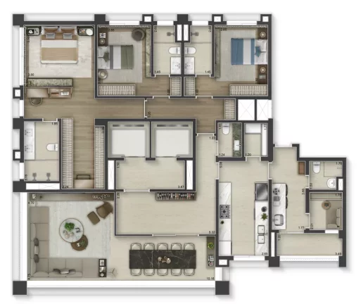 Imagem Apartamento com 3 Quartos à Venda, 207 m² em Pinheiros - São Paulo