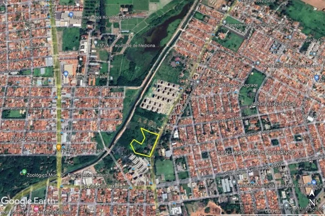 Fica localizado Araçatuba/SP. Ideal para projetos verticais Fica próximo ao Poupa tempo, ao lado d...