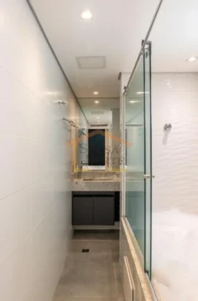 Imagem Apartamento 80m², totalmente reformado, porteira fechada, 2 dormitórios, sendo 1 suíte com banhei...