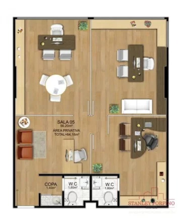 Imagem Andar Corporativo à venda, 420 m² por R$ 3.200.000,00 - Praia de Itaparica - Vila Velha/ES