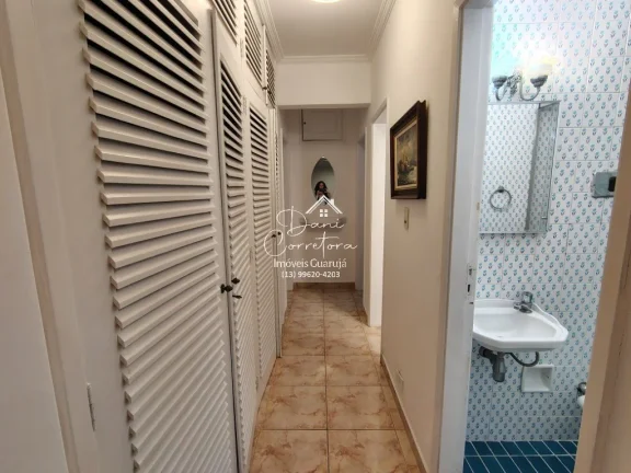 Imagem Apartamento para locação em Guarujá-SP, Pitangueiras: 2 quartos, 2 salas, 3 banheiros, 1 vaga, 118m². Venha conhecer!