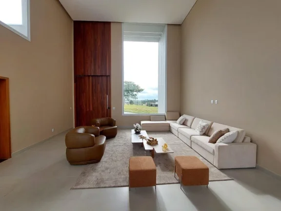 Imagem Imóvel de alto padrão em condomínio exclusivo no Jardim Residencial Saint Patrick, Sorocaba-SP: 4 quartos, 4 suítes, 3 salas, 4 vagas de garagem, 394m².