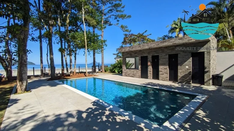 Imagem Casa a venda em condomínio pé na areia em Juquehy, aluguel de Tempora, 5 Suítes, Terraço gourment, piscina priv. 02 vagas auto | Juquehy Imobiliária