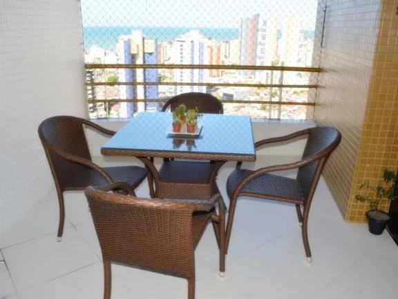Imagem Apartamento com 4 dormitórios à venda, 164 m² por R$ 890.000,00 - Manaíra - João Pessoa/PB
