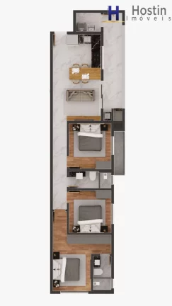 Imagem APARTAMENTO RESIDENCIAL em JOINVILLE - SC, BUCAREIN