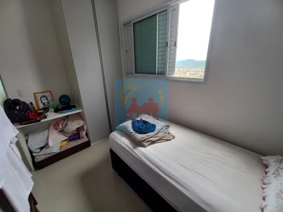 Imagem Título: "Apartamento de 2 Dormitórios na Praia de Mongaguá - Varanda Gourmet e Vista para o Mar - Lazer Completo, 540mil
