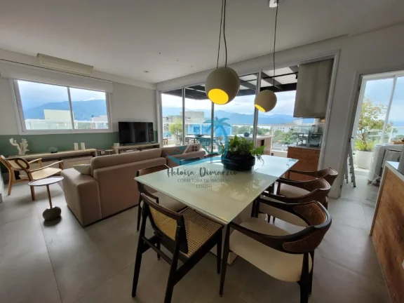 Imagem Apartamento cobertura penthouse com 4 suítes, vagas para 4 carros, 251 m² a venda no Itaguá em Ubatuba.