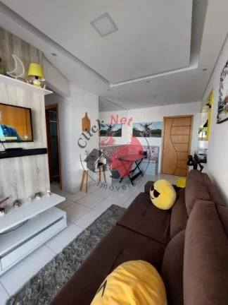 Imagem Apartamento Mobiliado ,65m², 2 dormitórios sendo 1 suíte ,Sacada Grill, 1 vaga. bairro Aviação, Praia Grande
