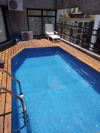Imagem Cobertura 159M², 3Q, 2 Suítes, 3 Banheiros, 2 Vagas, 1 Lavabo, Piscina, Churrasqueira, Split.