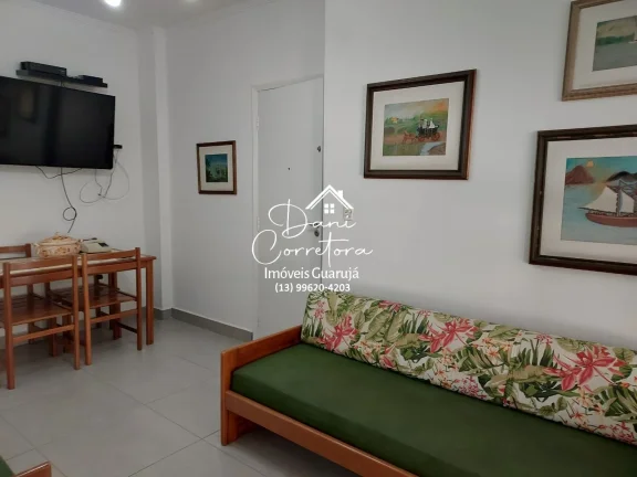 Imagem Apartamento lado praia Enseada, Guarujá-SP! 2 quartos, 2 salas, 2 banheiros, 1 vaga, 77m².