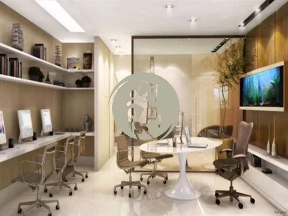 Imagem SALA COMERCIAL AO LADO DA SEDE DA PETROBRAS EM SANTOS LOCALIZADA NO EMPREENDIMENTO WAVE DA CYRELA LO...