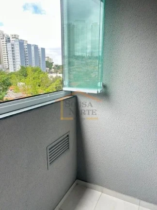 Imagem Apartamento com 39m², 2 dormitórios, sala 2 ambientes, sacada, cozinha, área de serviço. Cozinha...