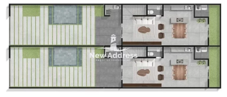 Imagem Casa Duplex com 3 quartos no Laguna Park - Vila Velha