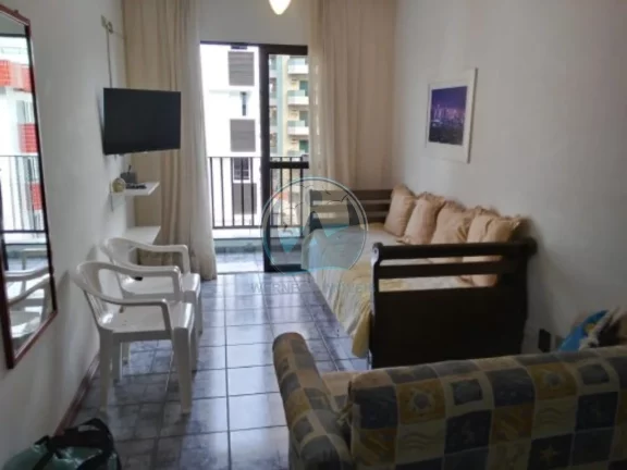 Apto à venda em Ubatuba-SP, Praia Grande: 1 quarto, 2 salas, 1 banheiro, 1 vaga, 40m² de área.