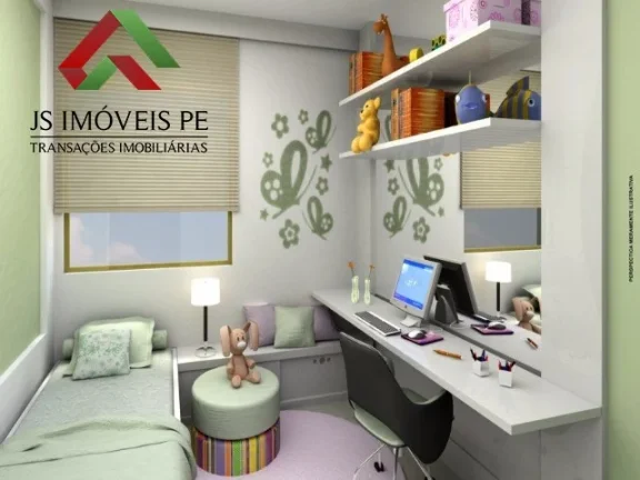 Imagem Apartamento à venda em Recife-PE na Encruzilhada: 3 quartos, 1 suíte, 2 salas, 3 banheiros, 2 vagas de garagem - 72,50 m²