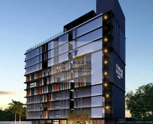 Imagem Vendo Flat de 20 m² a 22m², em Ponta de Campina, Cabedelo