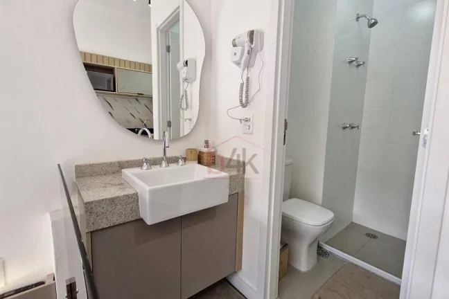 Imagem Studio Alto Padrão 23m² Brooklin: Vista Livre e Metrô Perto