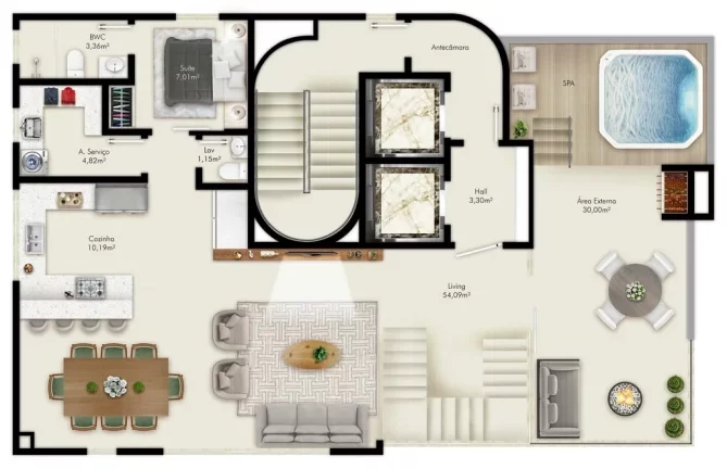 Imagem Apartamento à venda no bairro Centro - Balneário Camboriú/SC