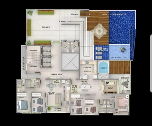 Imagem Apartamento à venda, 63 m² por R$ 749.000,00 - Cabo Branco - João Pessoa/PB