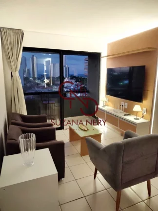 Imagem Apartamento Vista Mar, Mobiliado em Ponta Negra