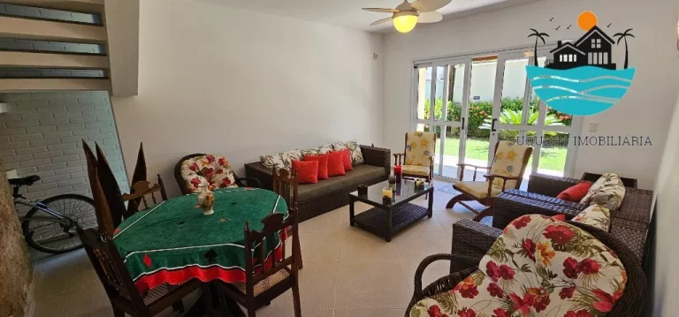 Imagem Casa lado nobre - Praia de Juquehy, 300 metros da praia, piscina, churrasqueira, 4 suítes, acomoda 8 pessoas | Juquehy Imobiliária