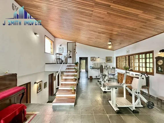 Imagem Casa integrada, com vista, árvores frutíferas no miolo da Granja Viana