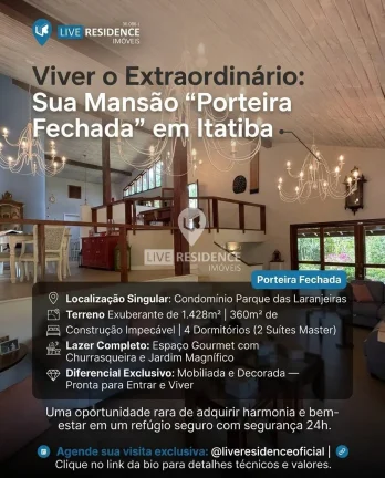 Parque das Laranjeiras em Itatiba SP