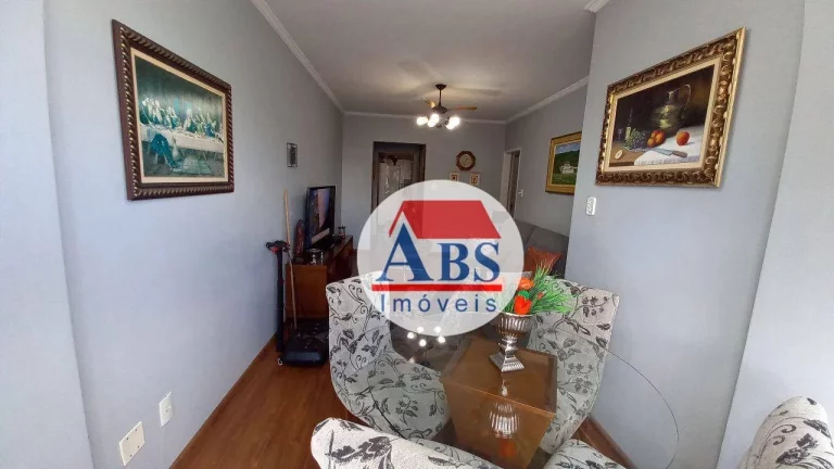 Imagem Apartamento com 3 dormitórios à venda, 110 m² por R$ 580.000 - Aparecida - Santos/SP Frente vista livre