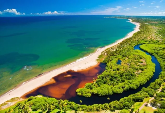 Imagem A 5ª Avenida Imóveis selecionou esse belíssimo apartamento 3/4, suite, porteira fechada no Condomínio Quinta Das Lagoas Reserva, Itacimirim: 970 mil