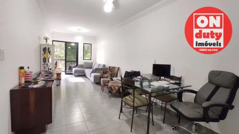 Imagem Apartamento com 3 dormitórios à venda, 100 m² por R$ 410.000,00 - Jardim Tejereba - Guarujá/SP