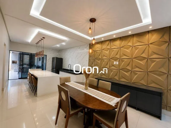 Imagem Casa com 3 dormitórios à venda, 187 m² por R$ 980.000,00 - Residencial Barravento - Goiânia/GO
