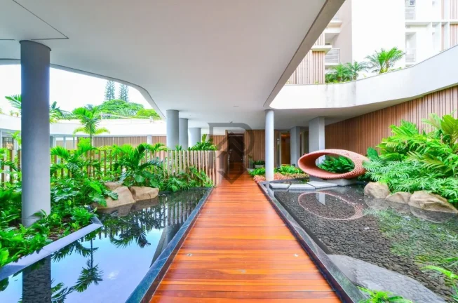 Imagem Apartamento Condomínio Oscar Ibirapuera, andar alto vista livre