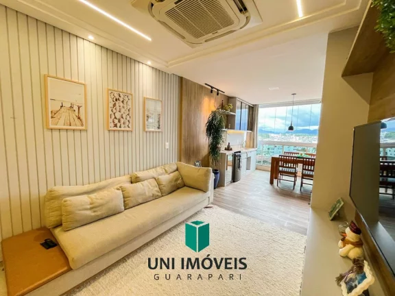 Imagem Apartamento alto padrão na quadra da Praia do Morro, 03 quartos + DCE, 02 vagas de garagem
