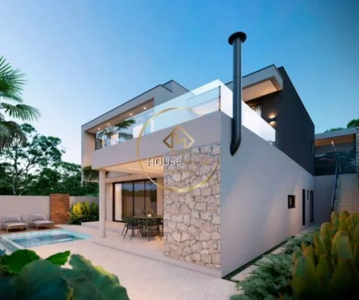 Imagem Casa Sobrado, 3 dormitórios (3 suítes), 4 vagas. Cond. Mônaco, Urbanova.