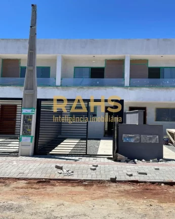 Imagem Ótimo sobrado geminado de meio em fase final de acabamentos, localizado no bairro Aventureiro em Jo...