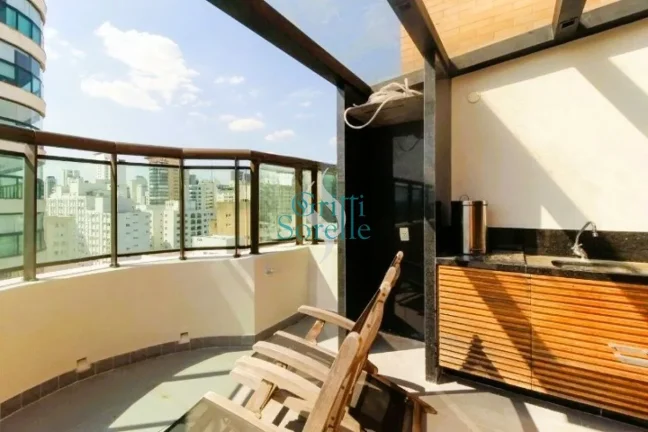 Imagem Cobertura Duplex Mobiliada à venda em Jardim Paulista - São Paulo/SP.