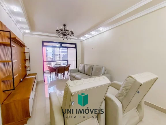 Imagem Apartamento espaçoso em Guarapari centro com 2 quartos, suíte, 2 varandas e área externa gourmet