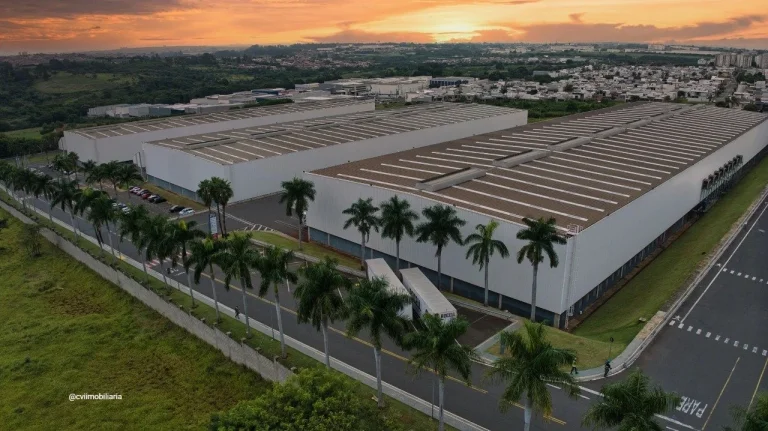 Imagem Galpão moderno para locação em condomínio logístico de alto padrão, localizado Sumaré Sp Idea...
