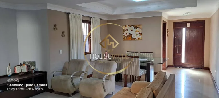 Imagem Casa Sobrado 4 Dormitórios (3 suítes), 3 Vagas, Condomínio Portal da Serra.