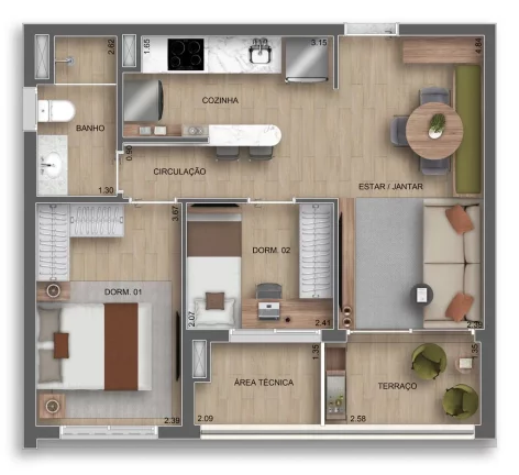 Imagem APARTAMENTO RESIDENCIAL em São Paulo - SP, Vila Azevedo