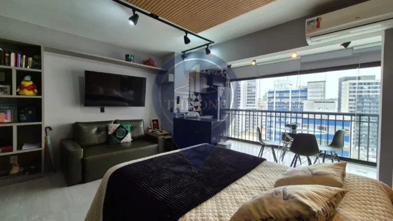 Imagem Studio à venda na Bela Vista, São Paulo-SP: 1 quarto, 2 salas, 1 banheiro, 1 vaga de garagem e 42m² de área!