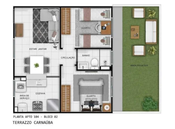 Imagem Apartamento 2 dormitórios para Venda em Teresina, Planalto Uruguai, 2 dormitórios, 1 banheiro, 1 vaga