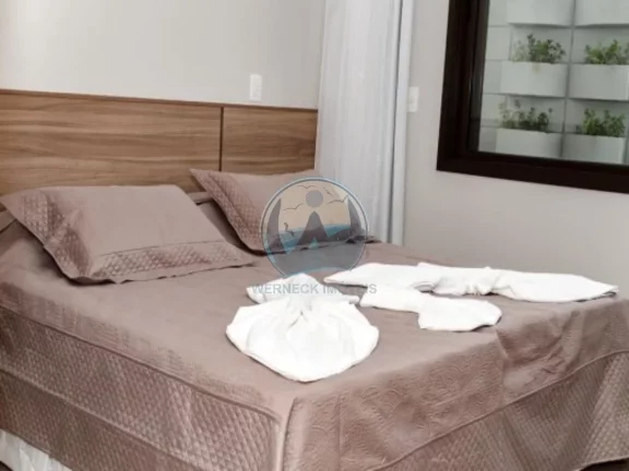 Imagem Flat à venda em Ubatuba-SP no bairro Lázaro, 1 quarto, 1 sala, 1 banheiro, 1 vaga, 25m². Venha conferir!