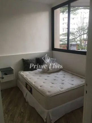 Imagem Flat disponível para locação no Condomínio Edifício Moema Studium, com 35m², 1 dormitório e 1 vaga