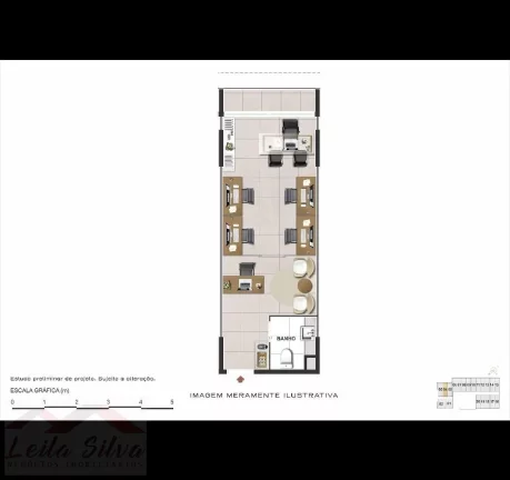 Imagem Apartamento 1 dormitório para Venda em Teresina, Cabral, 1 dormitório, 1 banheiro, 1 vaga